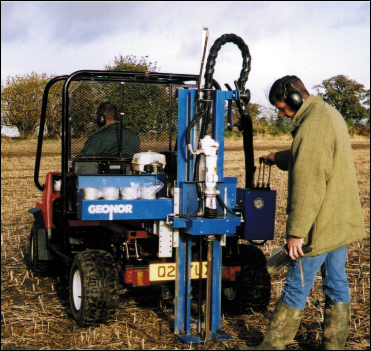 old technology for deep coring soil samples