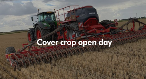 Cover crop drill