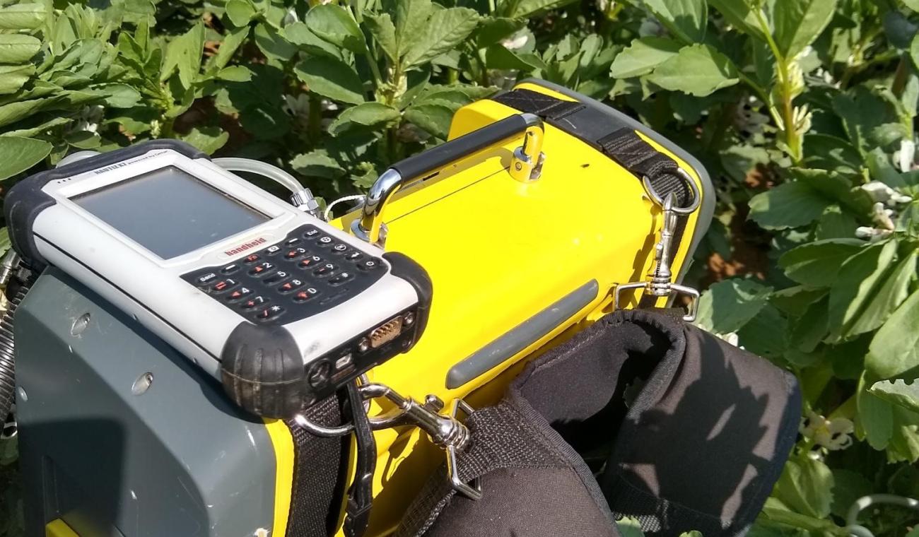 The Gasmet portable soil gas analyser used by the Allerton Project 