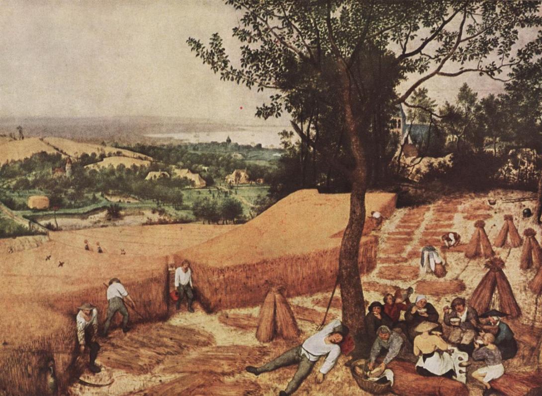 The Corn Harvest by Bruegel
