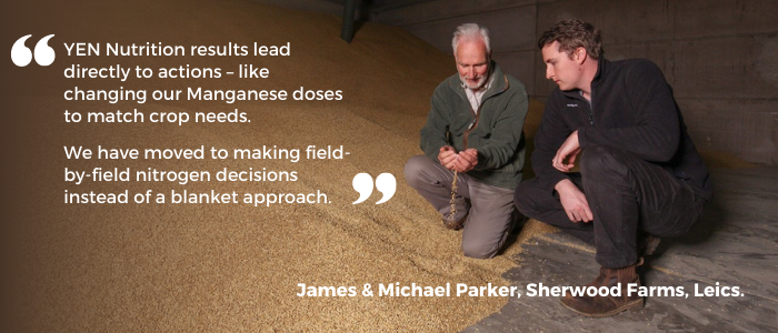 James & Michael Parker, Sherwood Farms, Leics