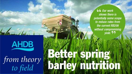 From Theory to Field – Better spring barley nutrition